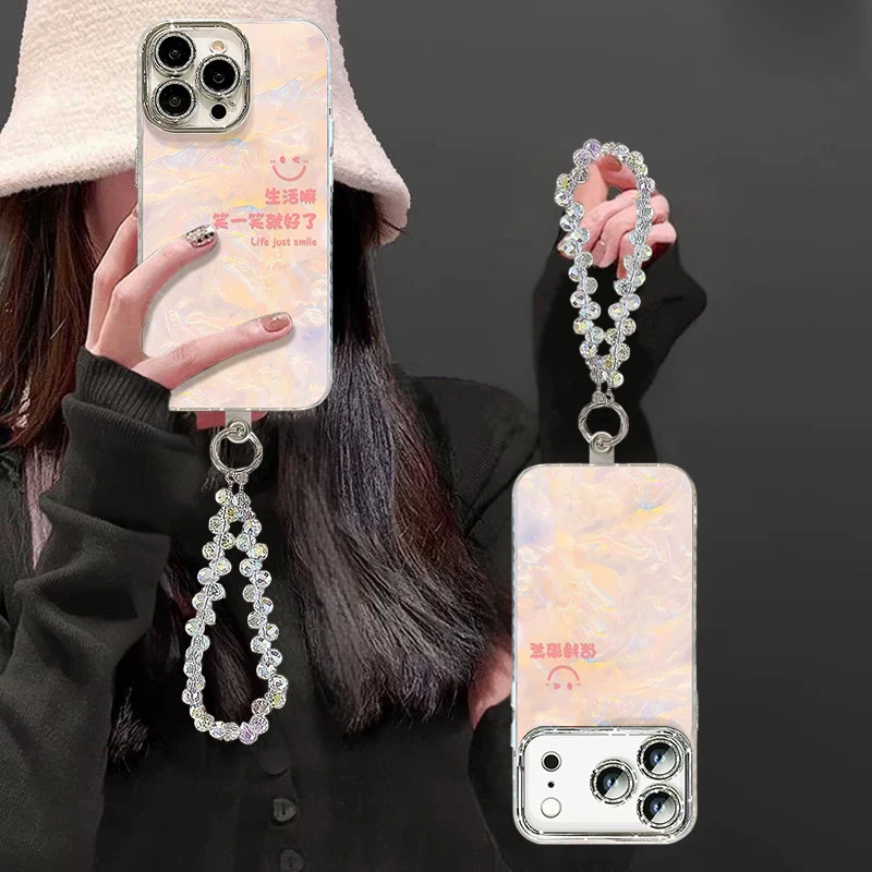 秒变17适用苹果16promax手机壳新款iPhone15生活嘛笑一笑创意文字