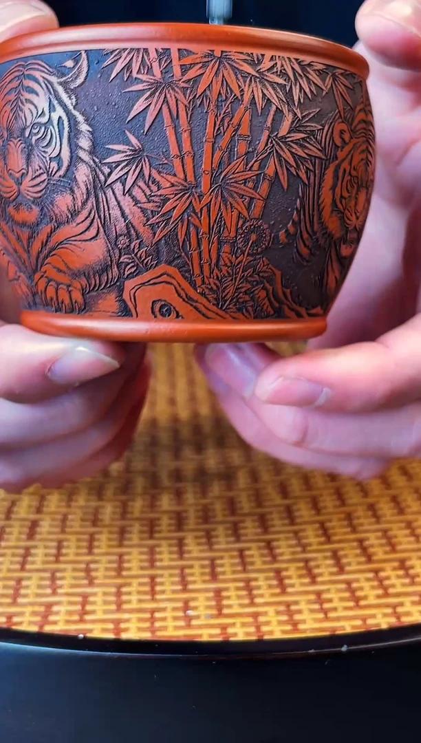 五福临门 朱泥大红袍