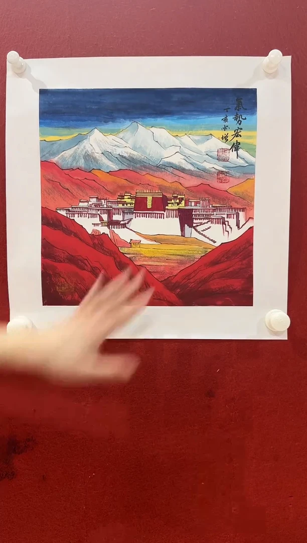 国画王顺增/精品国画/1平尺