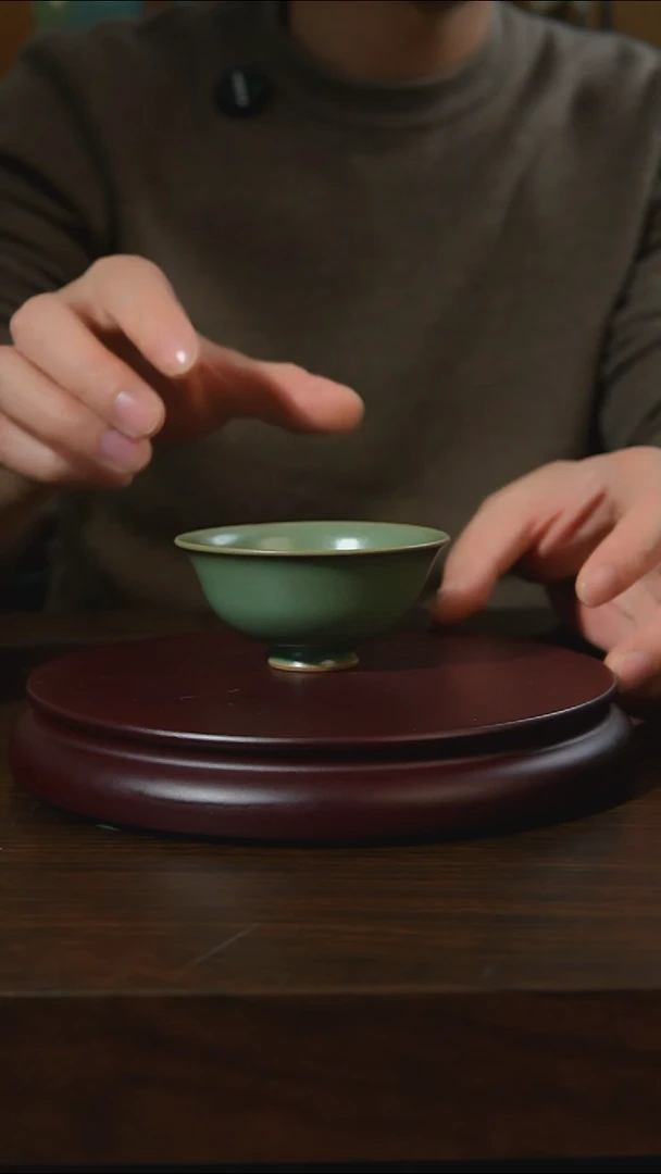 杯子瓷汝州原产地原矿仿古老釉q