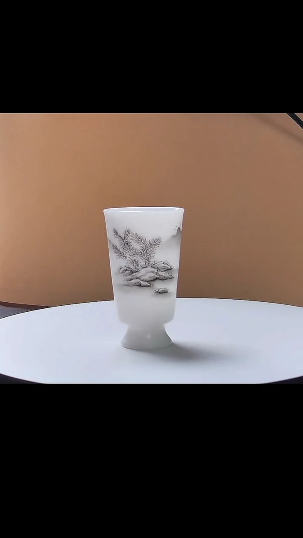 主人杯风景山水主人杯礼盒装