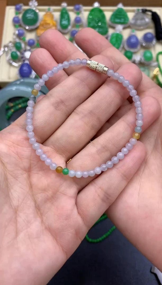未镶嵌手串翡翠25-中国好珍宝