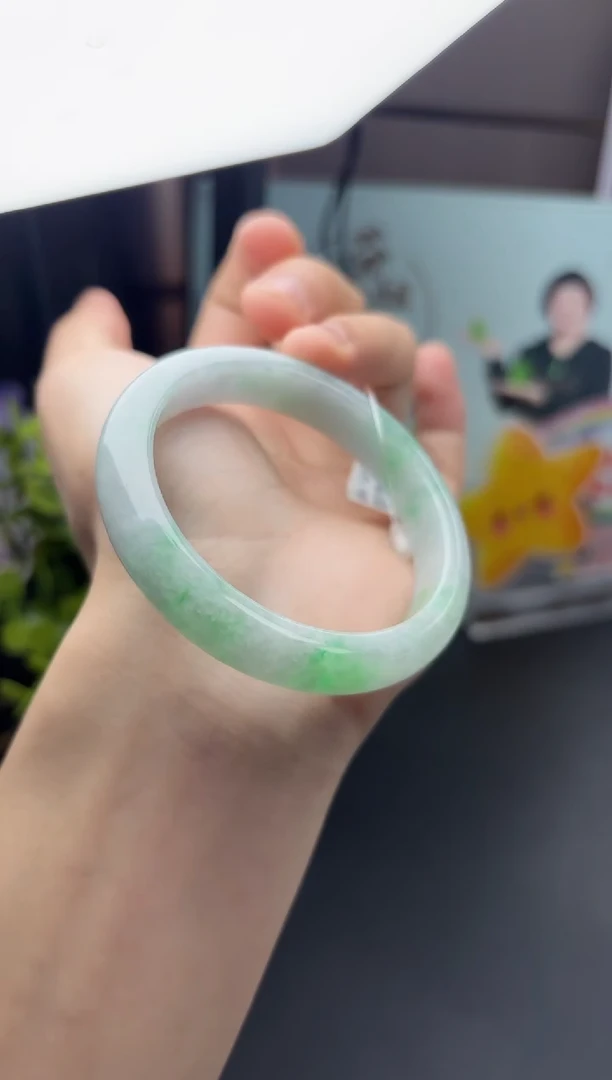 未镶嵌手镯翡翠成品手镯/圈口53-55