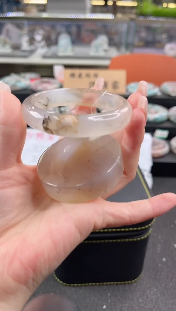 未镶嵌手镯石英质玉59圈口（赠品镯心）695478