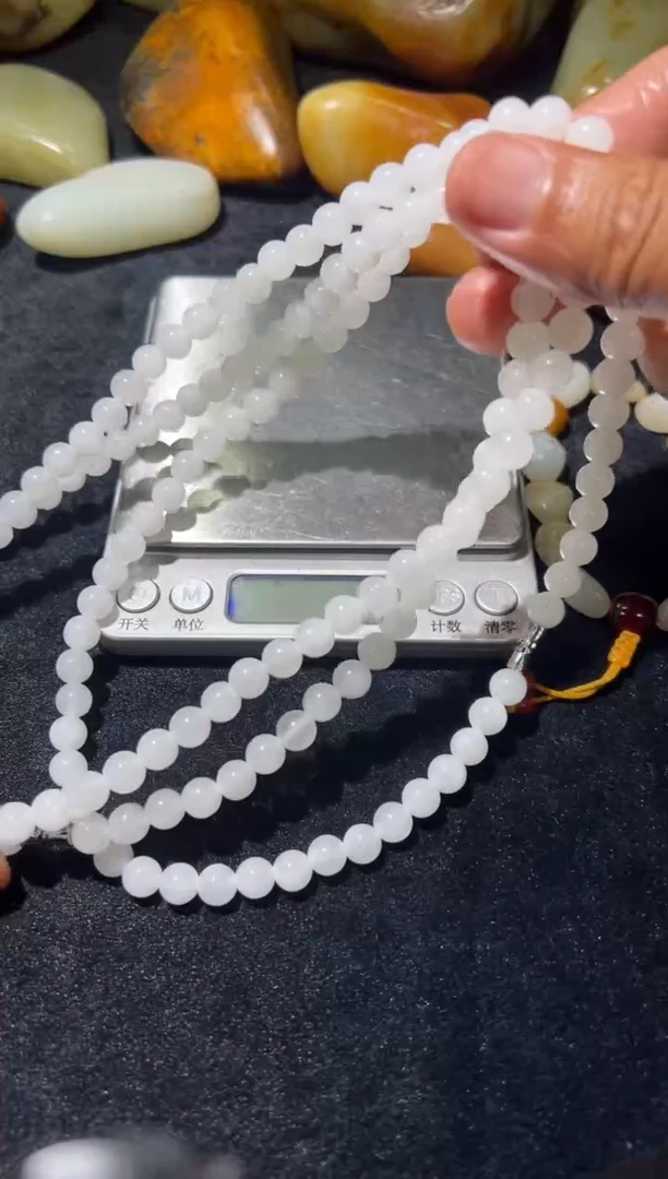 和田玉未镶嵌项链新疆 和田玉