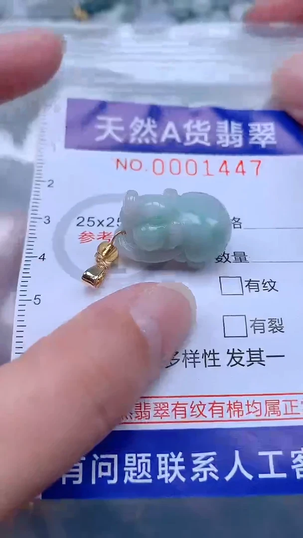 翡翠未镶嵌吊坠(不含链)11