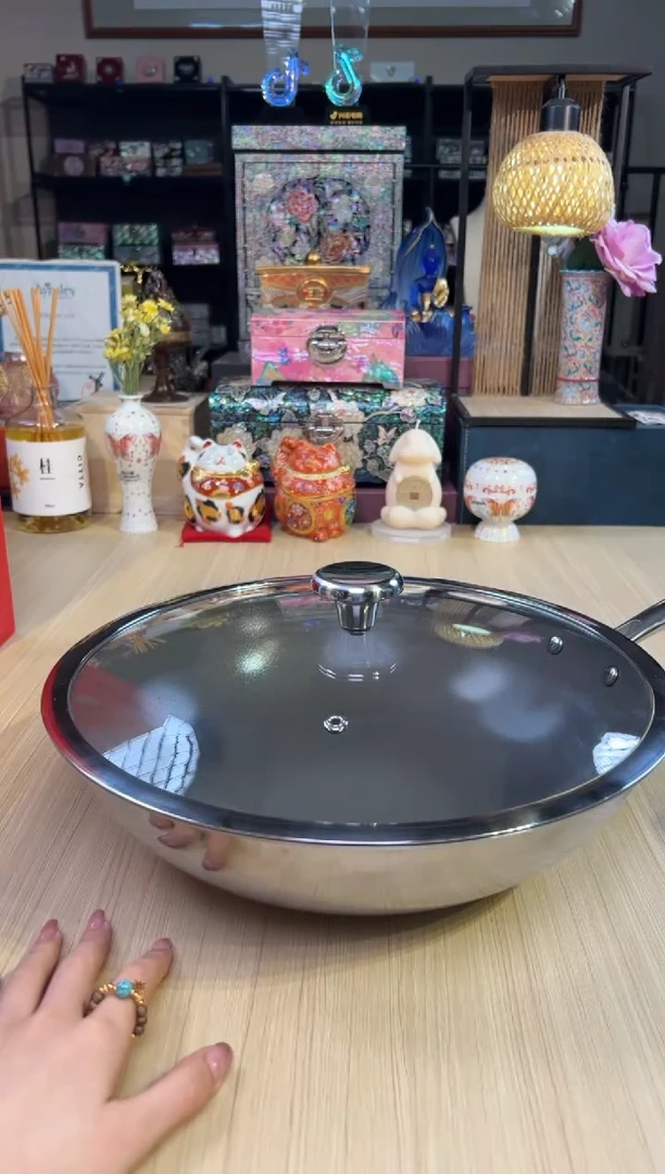 124红厨钛陶炒锅（32cm）