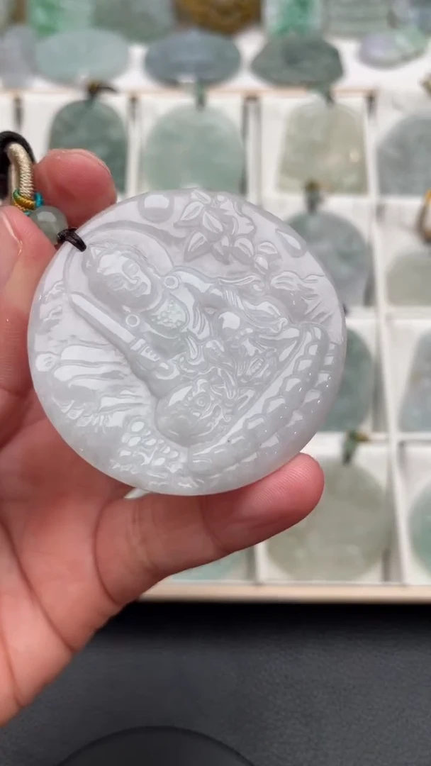 颈饰未镶嵌翡翠天然缅甸翡翠A货415