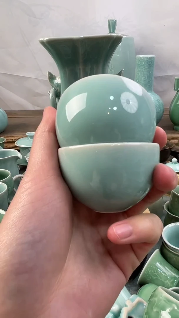 【闪购商品】2个 福利款 慧仙青瓷 瓷器 小号