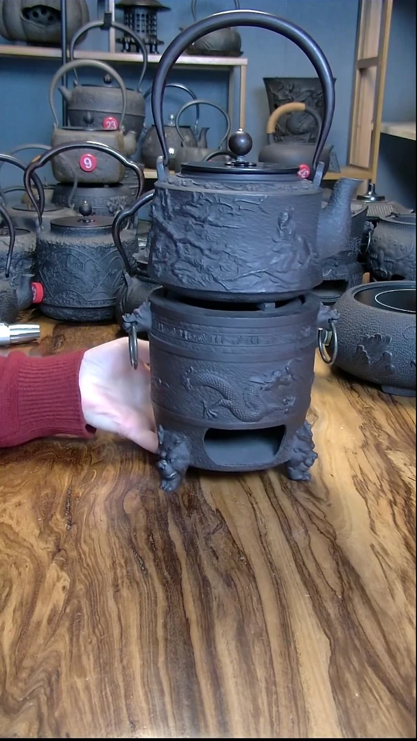 铸铁三**亨精铸龙炉+梧桐树