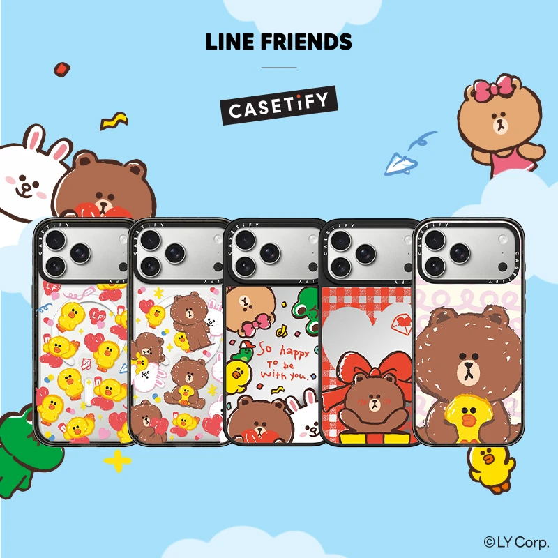 CASETiFY×Line Friends联名款手机壳 防摔保护套 适用iPhone17/16