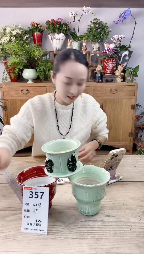 小玩子花盆直播编号357