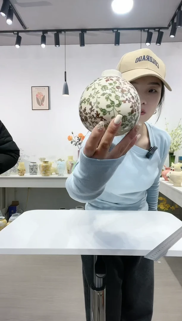 【闪购商品】陶瓷田园小青花圆