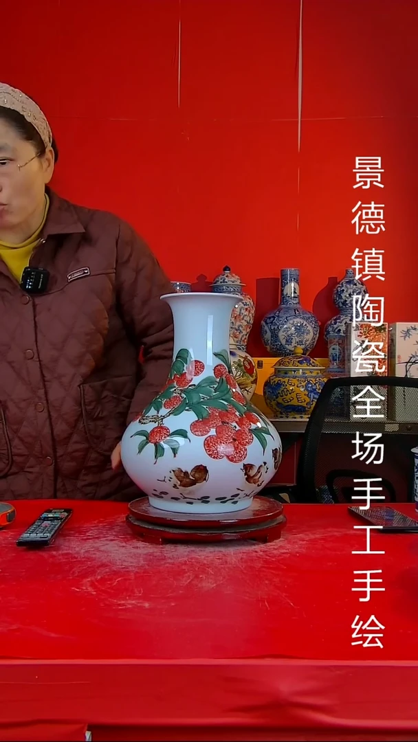 摆件陶瓷景德镇陶瓷 全场手工手绘