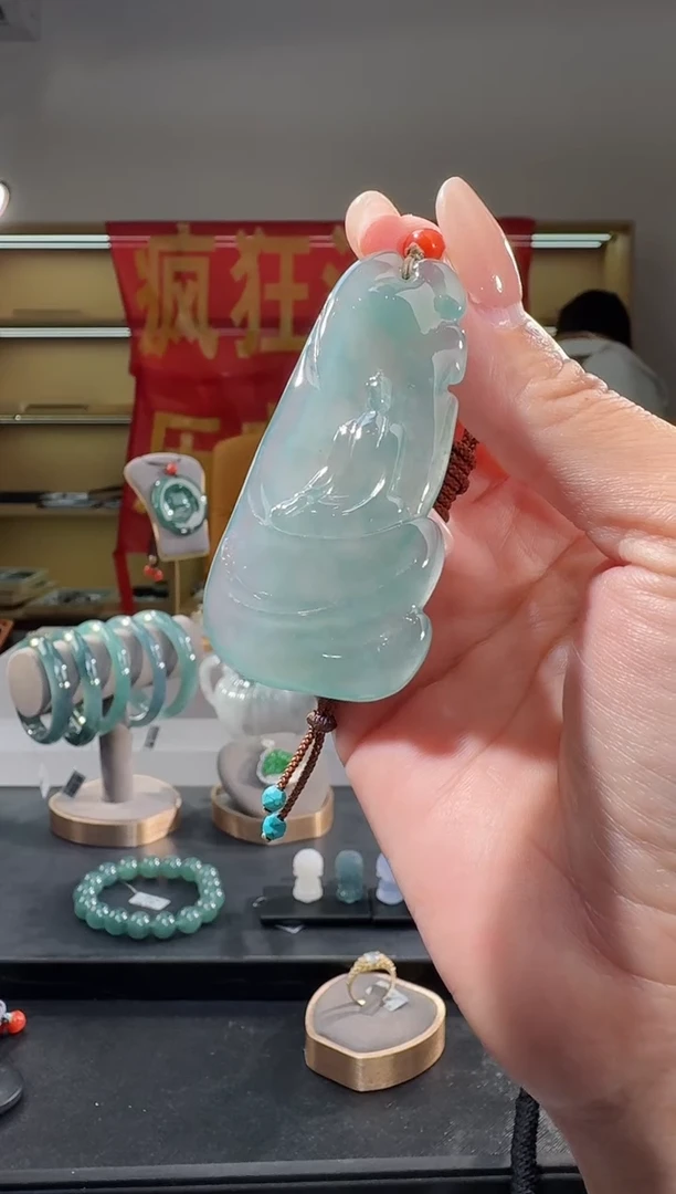 吊坠(不含链)未镶嵌翡翠悟道