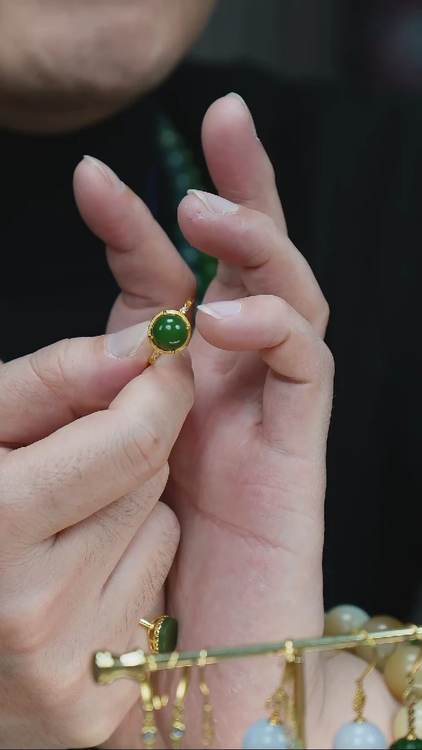 【闪购商品】和田玉戒指未镶嵌戒指