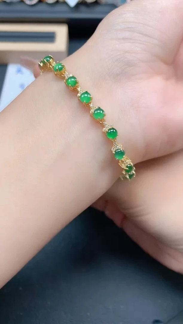 银S925镶嵌戒指翡翠1111