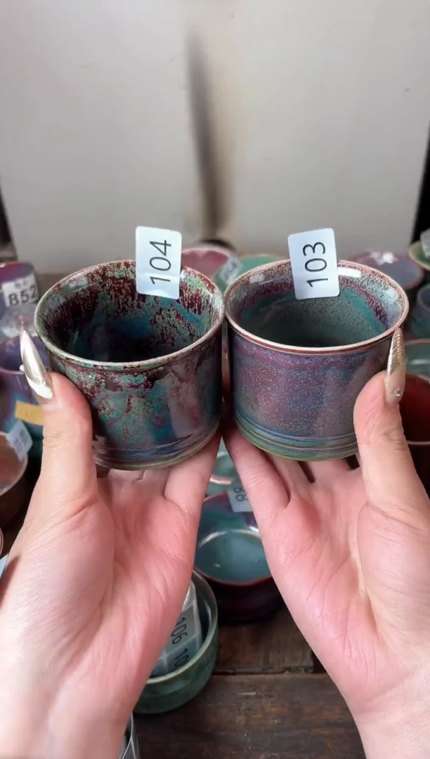 【闪购商品】摆件钧瓷手工茶器窑变