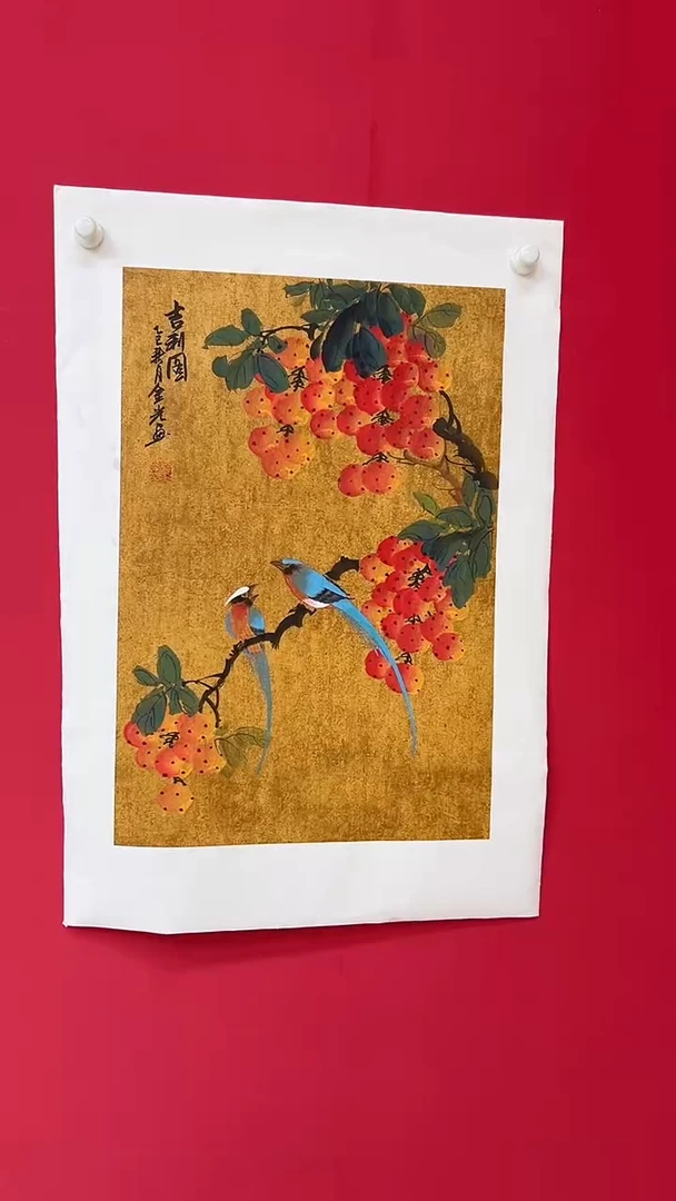 国画杨金光/花鸟/宣纸/国画