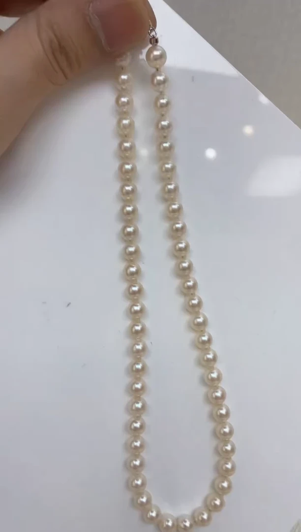 海水珍珠银S925镶嵌颈饰