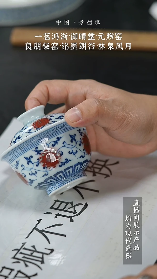 瓷片Y182家庭瓷器日用摆件瑕疵