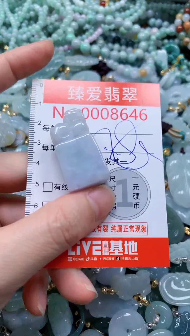 翡翠未镶嵌吊坠(不含链)8646