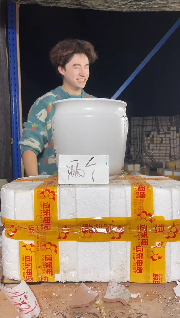 紫砂花盆风***行宜兴紫砂粗陶花盆20*20