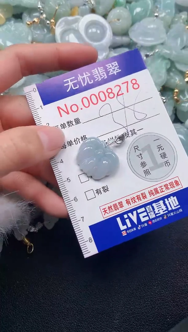 颈饰未镶嵌翡翠8278