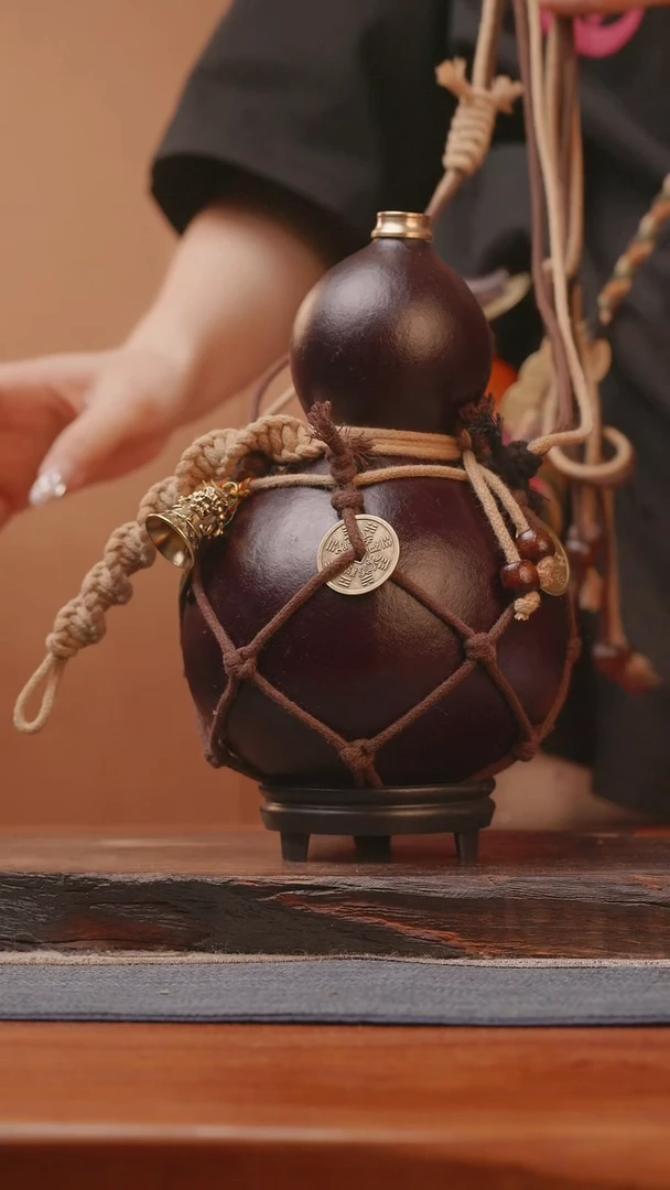 1952号精品大漆葫芦防腐防渗装水茶酒