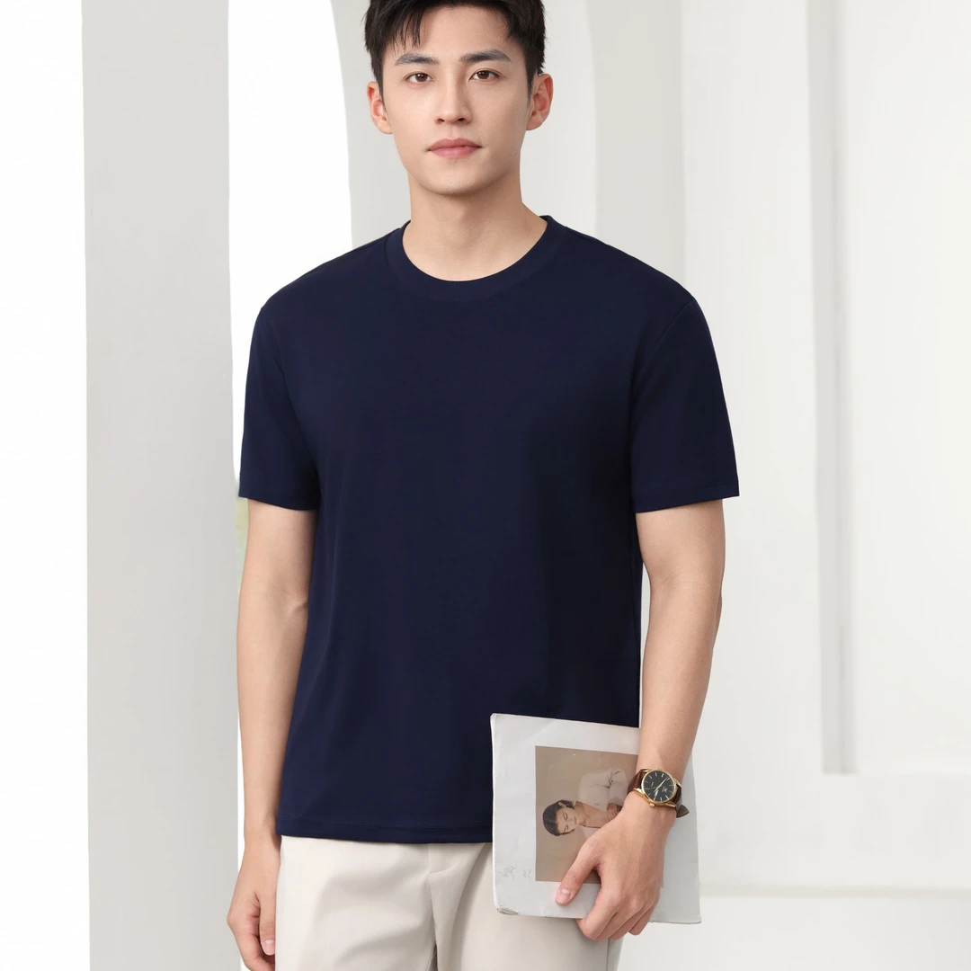 100%新疆长绒棉三防男女同款短袖（买一送一颜色任选）