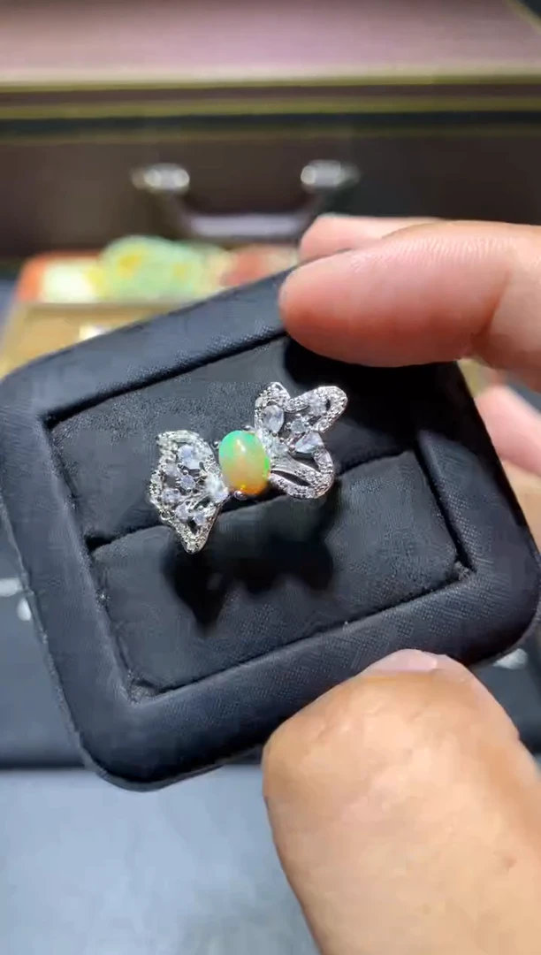 未镶嵌欧泊戒指J50