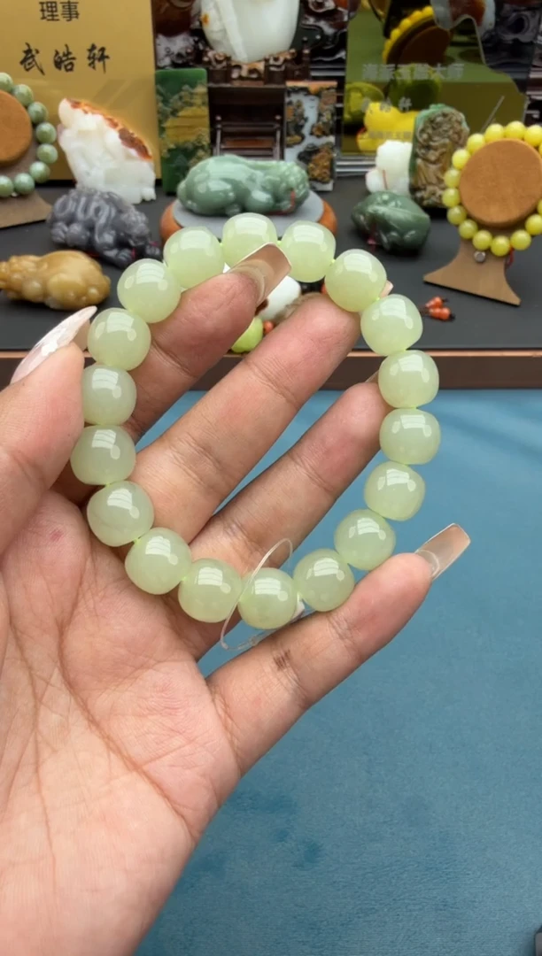 未镶嵌手串和田玉hsl12