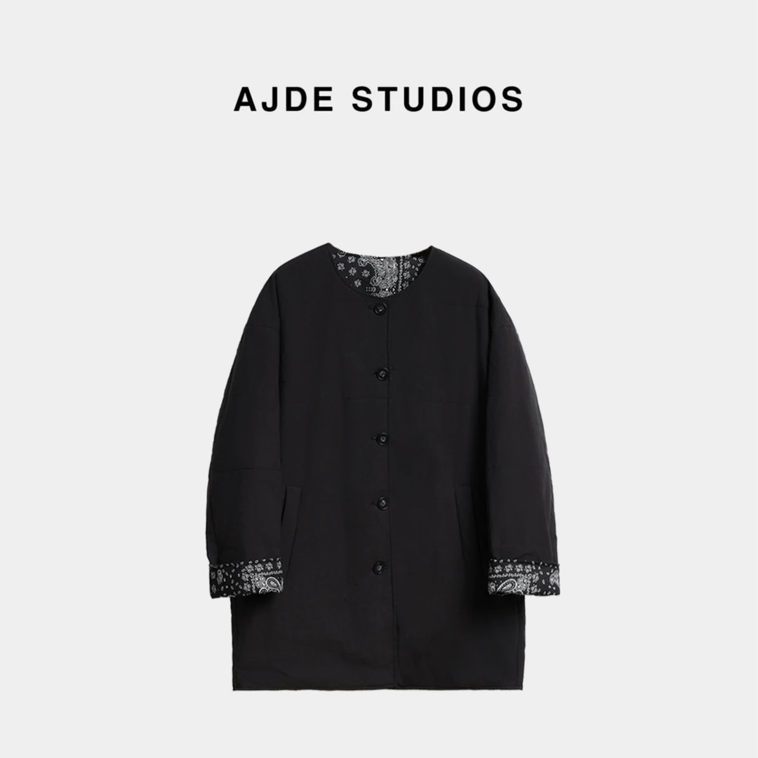 AJDE｜腰果花3U驼绒棉服秋冬穿搭QZ