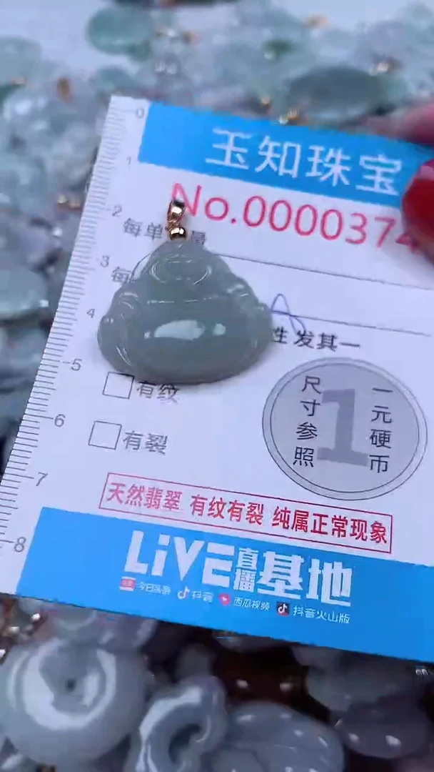 吊坠(不含链)未镶嵌翡翠374