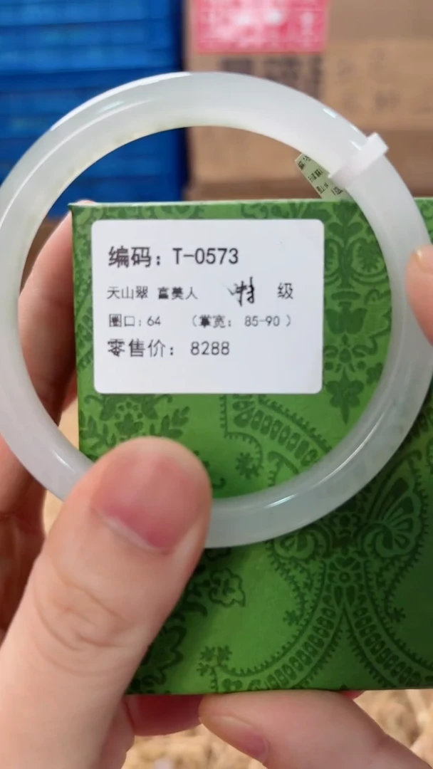 未镶嵌手镯石英质玉T-0573