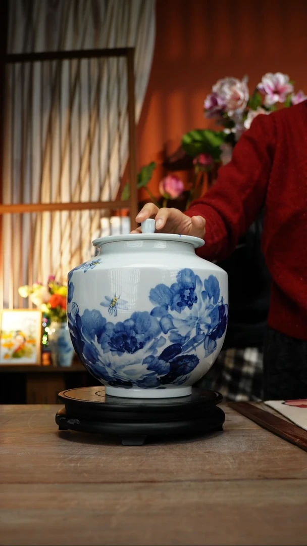 【简家甄选】景德镇设计师釉下手绘陶瓷