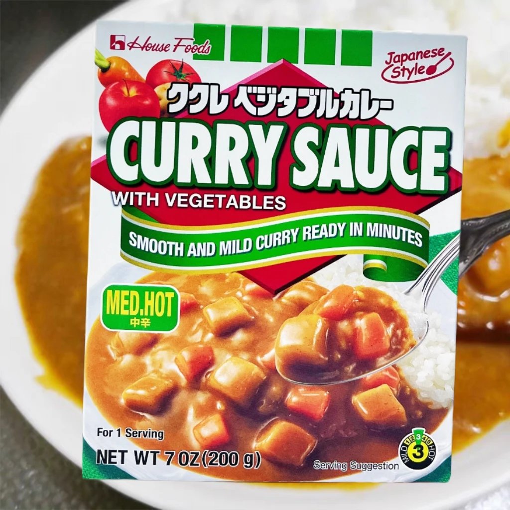 【保质期至2025-07-14】好侍咖喱蔬菜酱（中辣）/(辣味）200g*2