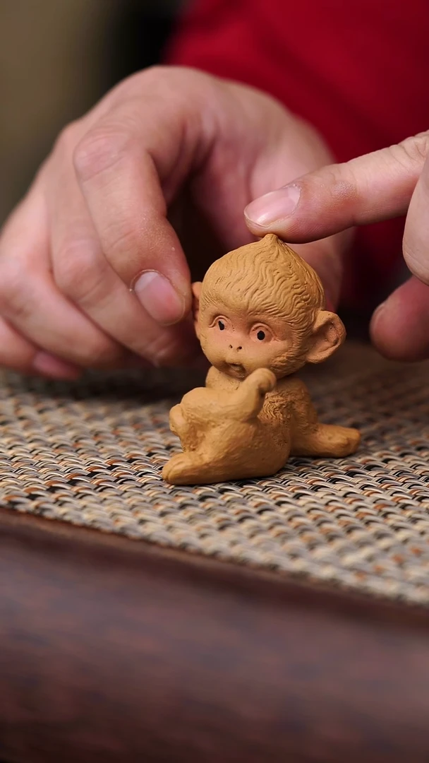 手工茶宠 黄金段大事已成猴