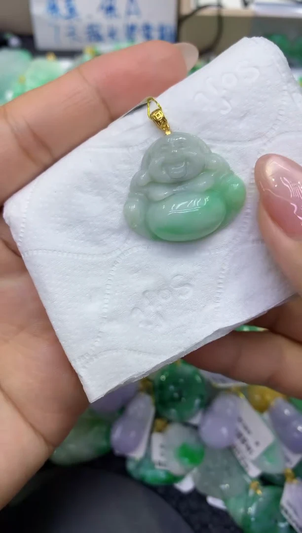 颈饰未镶嵌翡翠天然缅甸A货翡翠