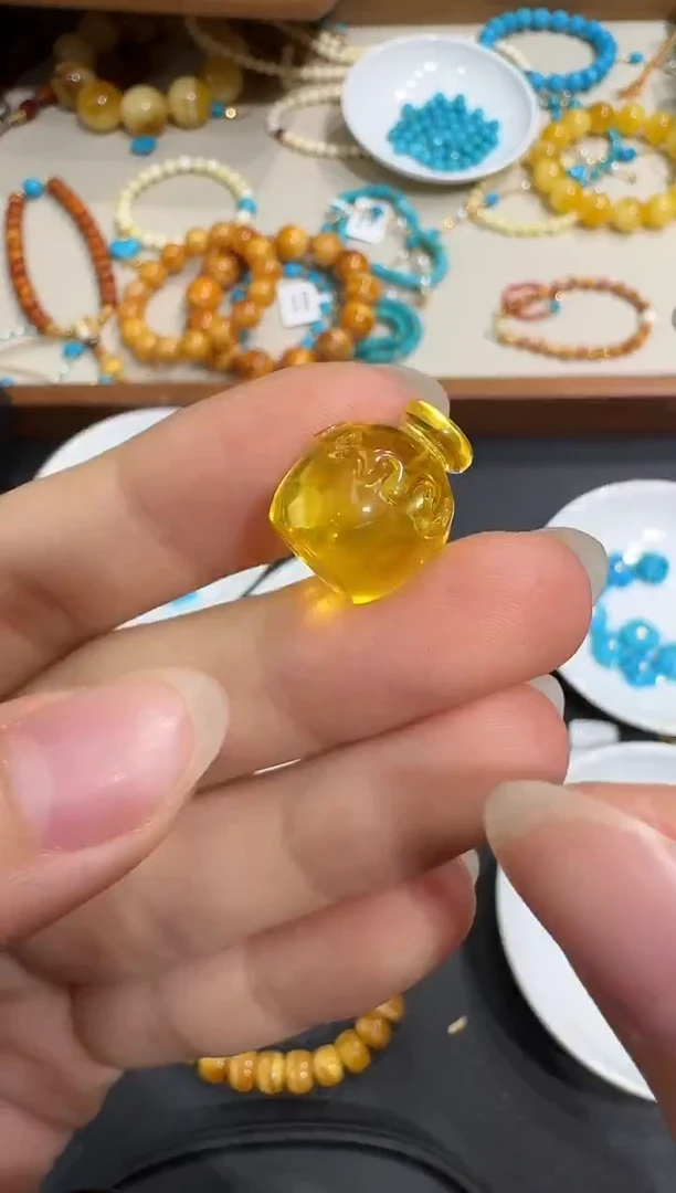 琥珀颈饰未镶嵌X1119-1195-208