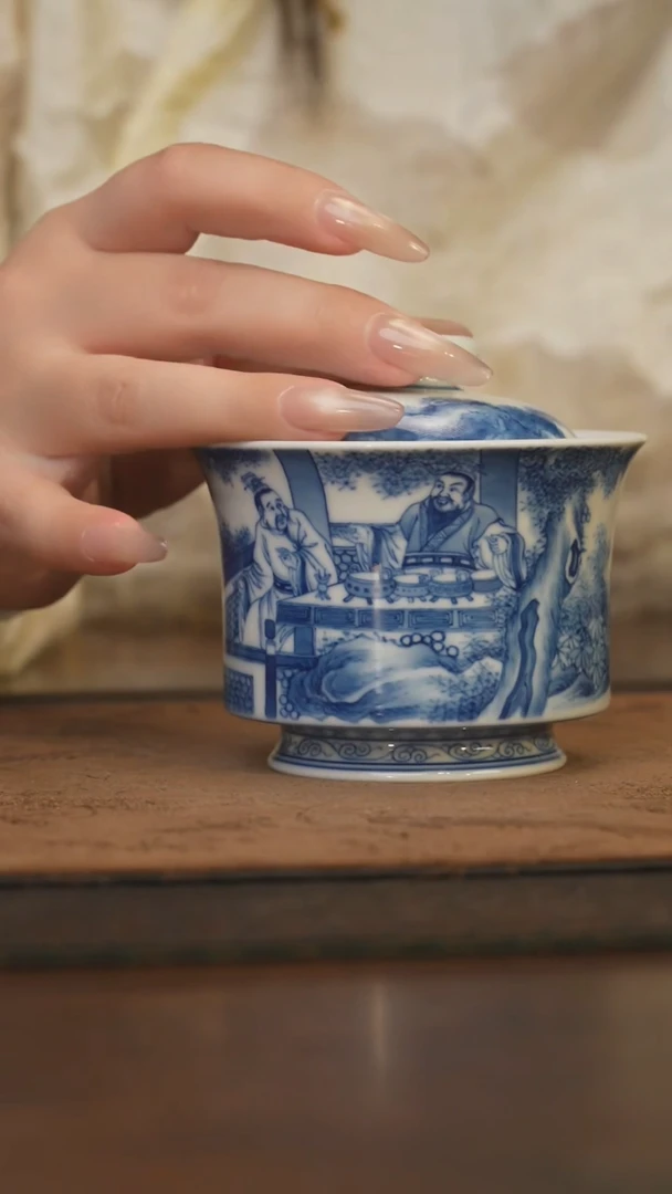 瓷片柴窑青花破价福利