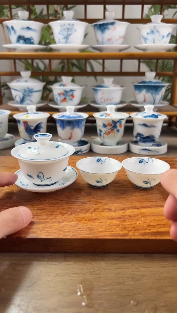 全品玉兰80ml三才+小玉兰杯2个