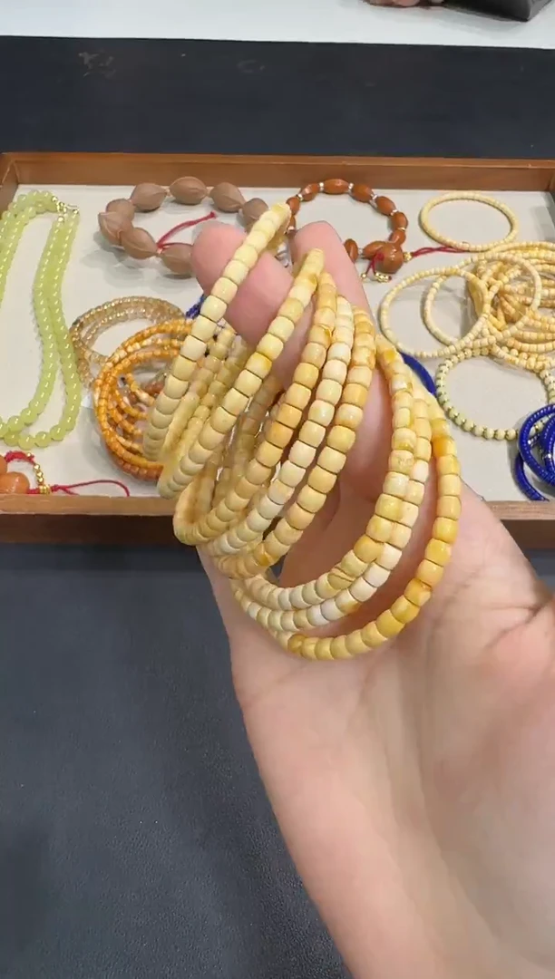 手串蜜蜡未镶嵌X1015-3793-201多样性一件