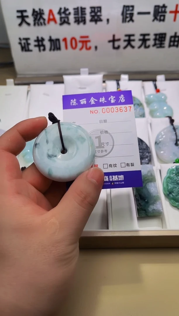 【闪购商品】翡翠颈饰未镶嵌天赐翡翠加工厂闪购商品20250119