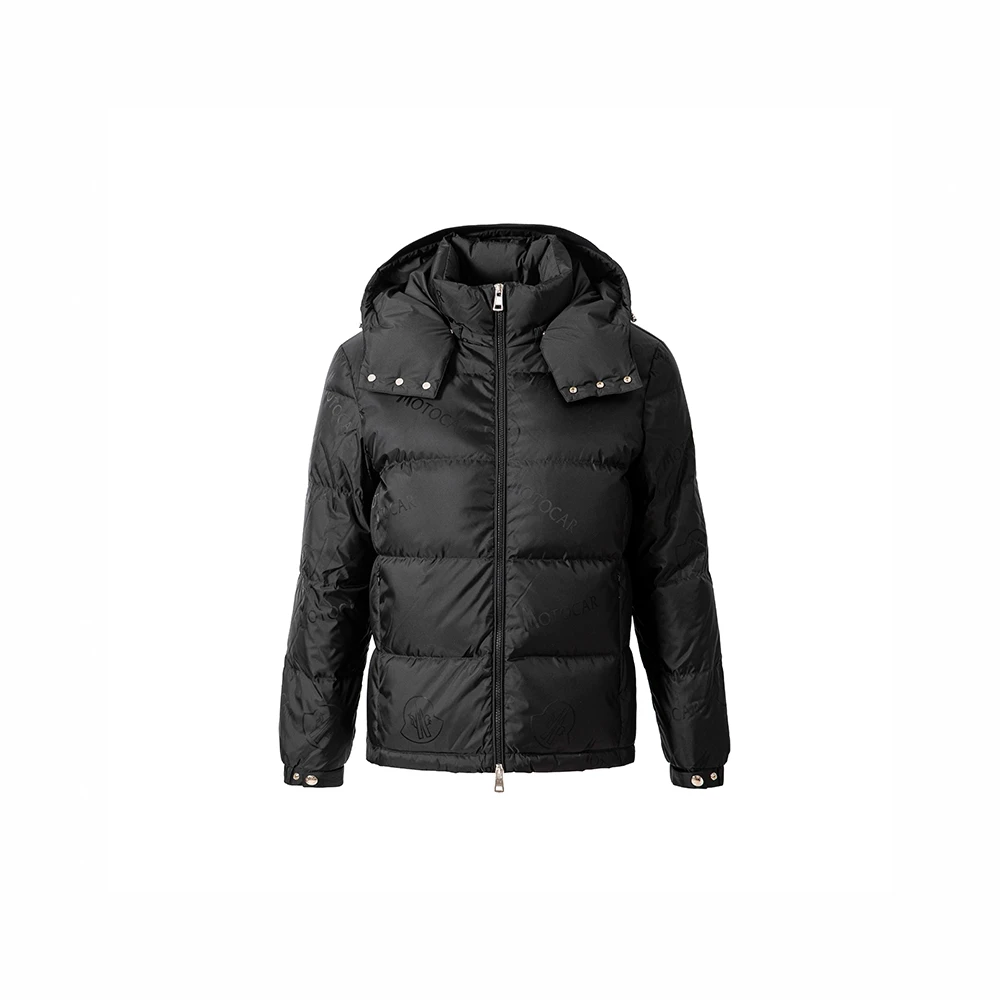 【羽绒服+打底衫 两件】外套男士户外长款连帽秋冬亮面情侣运动