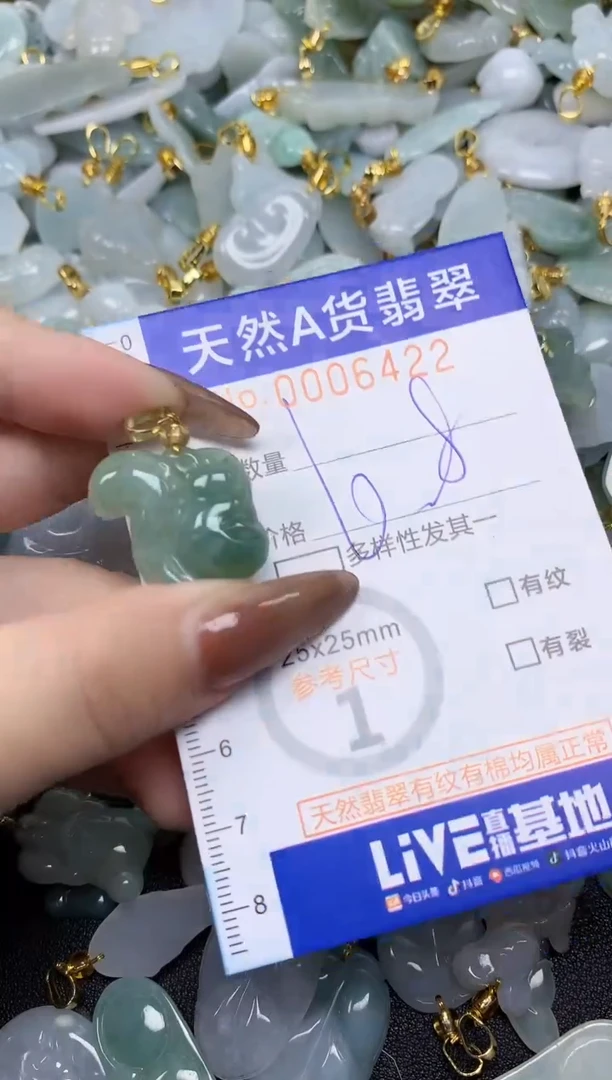 翡翠未镶嵌颈饰天然A货翡翠
