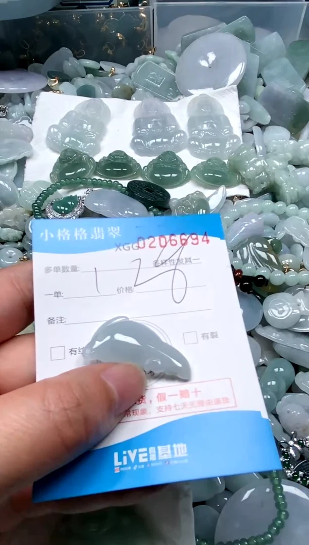 【闪购商品】翡翠颈饰未镶嵌闪购商品0206694