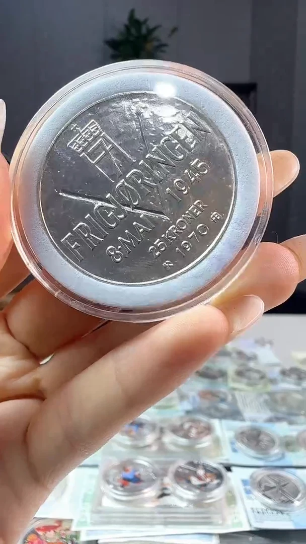 纯银外国币 挪威国王 29.3