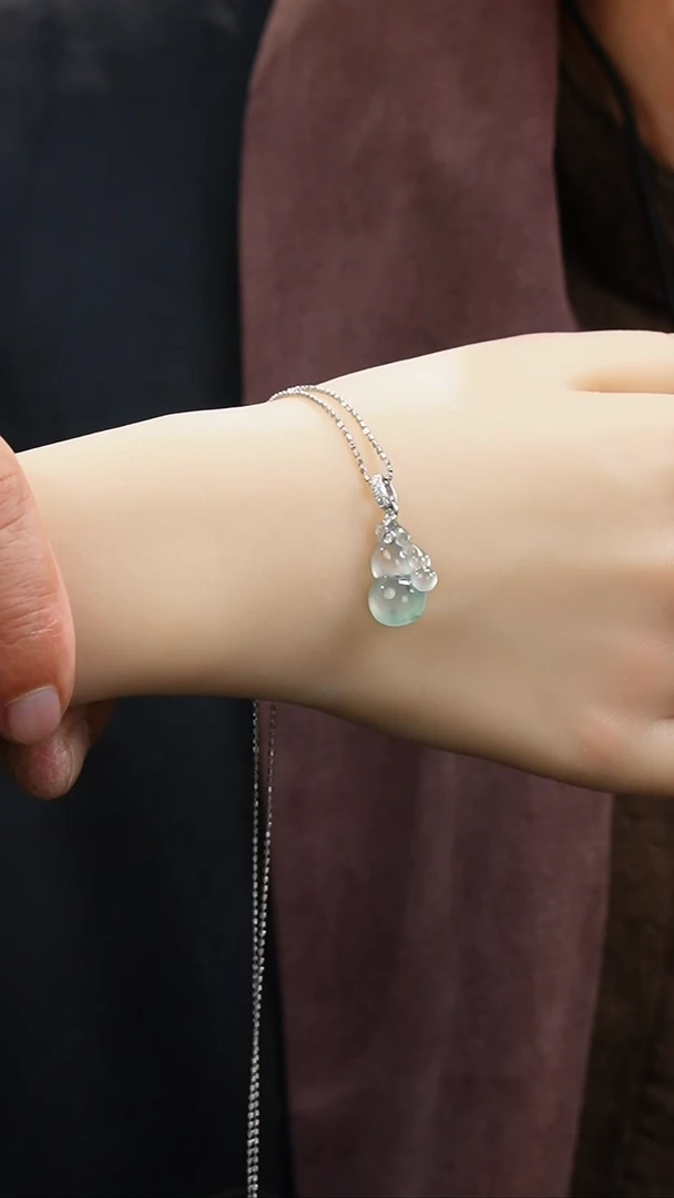 【闪购商品】翡翠颈饰18K金镶嵌356·