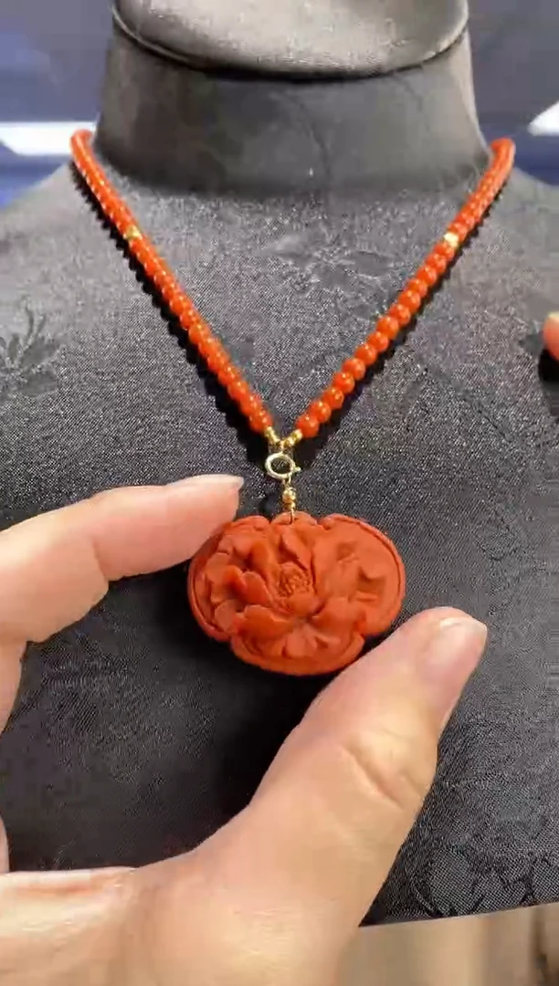 颈饰未镶嵌南红玛瑙G09071